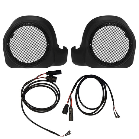 Liquid (Twin) Cooled Lower Fairing Speaker Pods Saddle Tramp BC-HDLFP