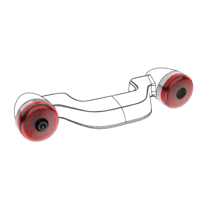Picture of HD vision camera mounted in tail light