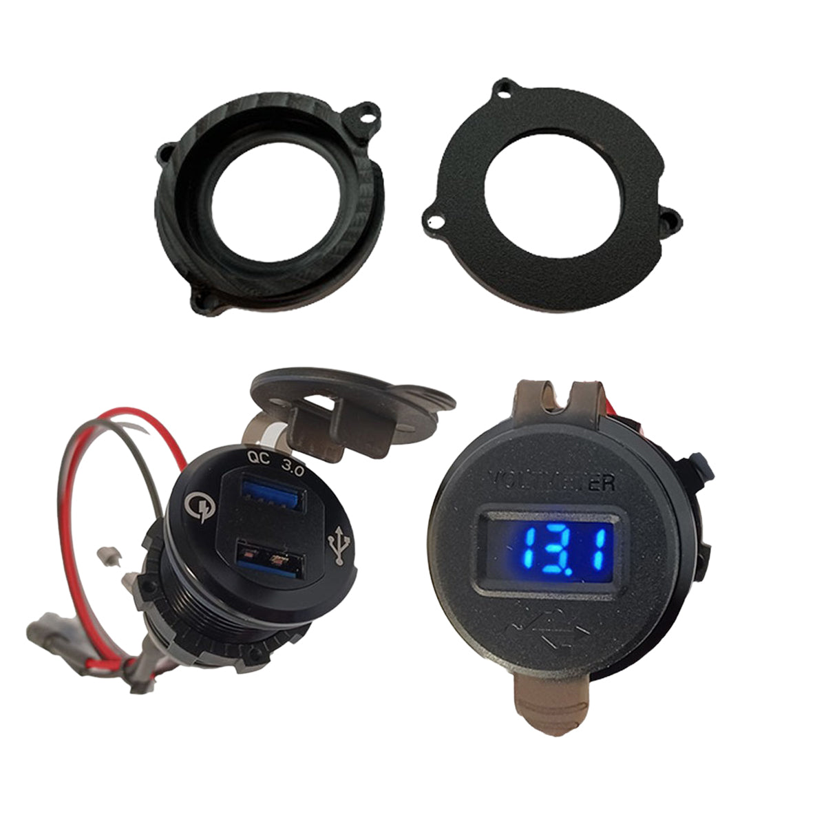 Harley Road Glide - Street Glide 14-23 Horn Mount Gauge Kit