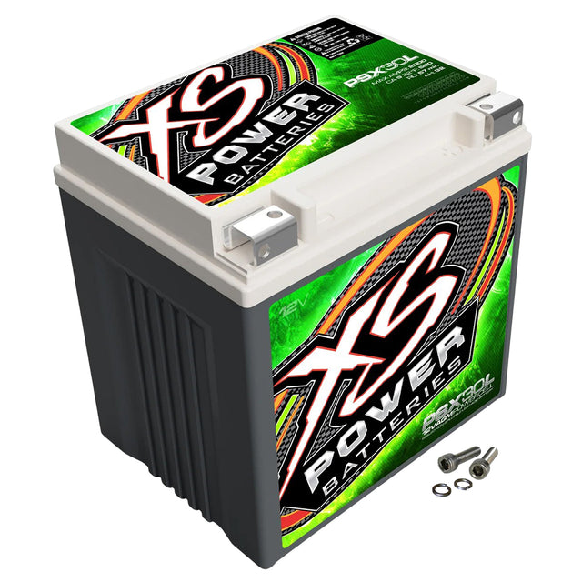 XPS Power battery with green and black design on a white background