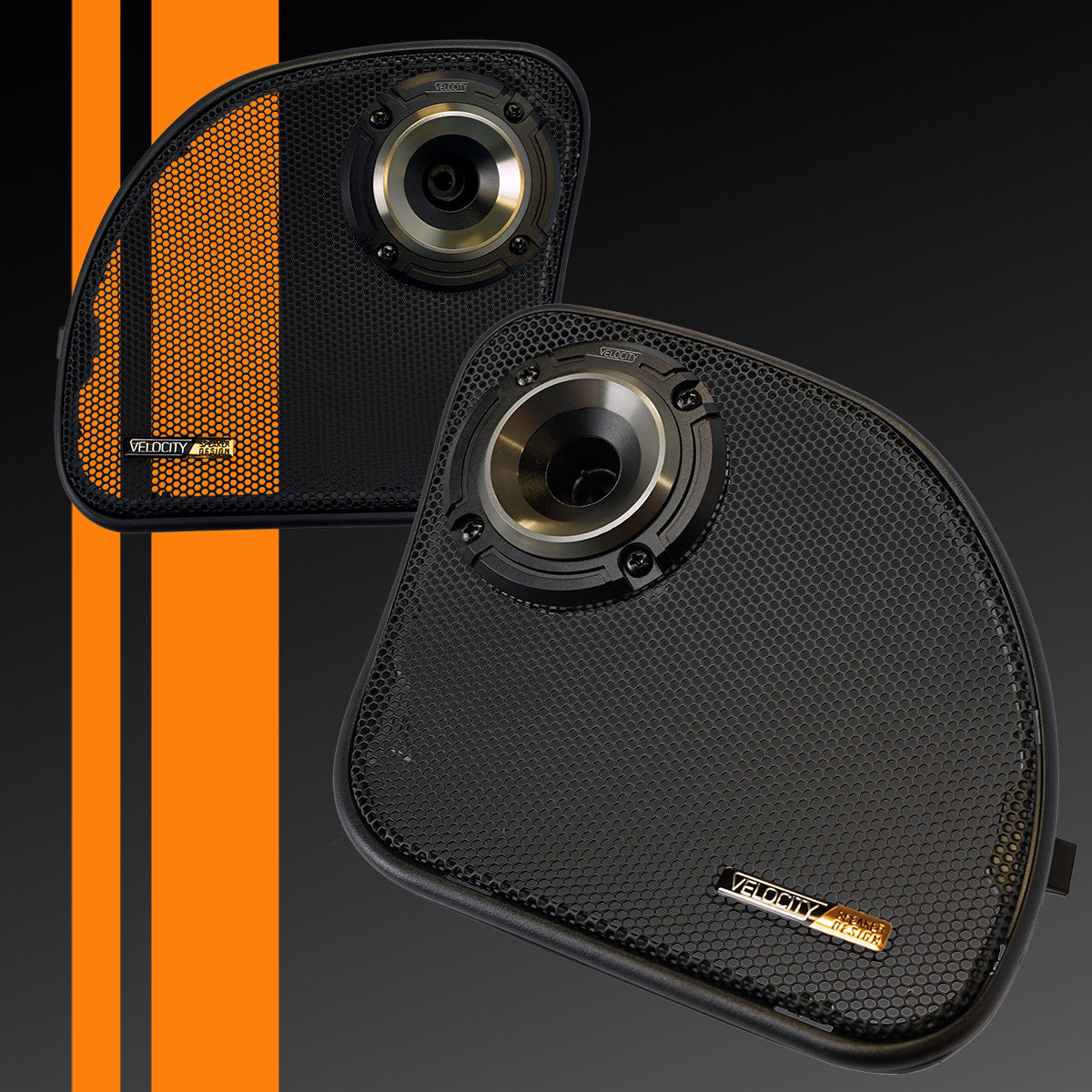 Harley 15-up Road Glide grills with Velocity horns