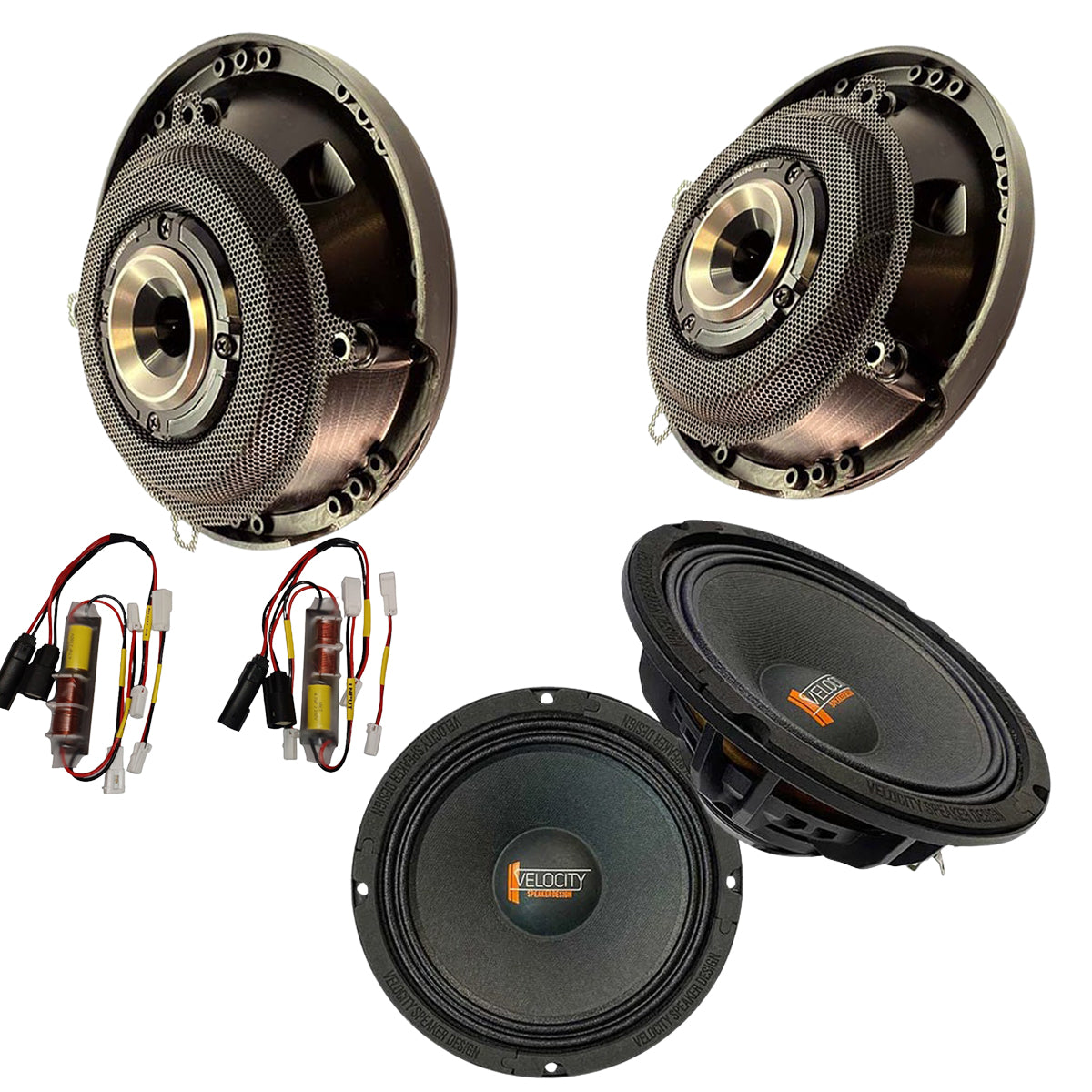 1998-2013 Street Glide Fairing speakers, Velocity Overdrives