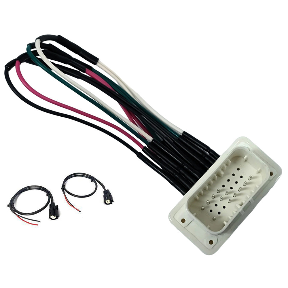 RF Rear Bypass Harness, Saddlebag Mounted Factory Amp 21-23