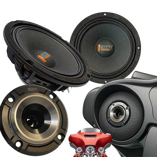 2014-2023 Velocity OverDrive 6.5" Street Glide Fairing Speaker Kit