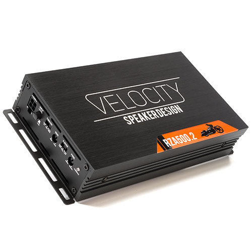 Velocity Amplifier RZA500.2 American Hard Bag, Harley motorcycle audio system Kit with speakers, amplifiers and Radio SoundStream Display Compatible with Select 2014+ Road Glide, Street Glide, Ultra & CVO Motorcycles, Harley-Davidson