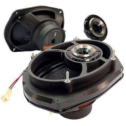 Velocity OverDrive Harley 6x9 Horn Component Kit for 5x7 Speaker Lids 2014-2023