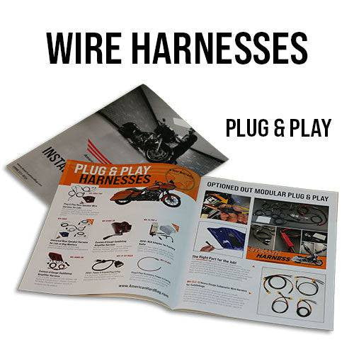 American Hard Bag, Harley motorcycle audio system Kit with speakers, amplifiers and Radio SoundStream Display Compatible with Select 2014+ Road Glide, Street Glide, Ultra & CVO Motorcycles, Harley-Davidson