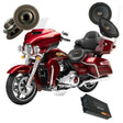 23 ultra coaxhorn American Hard Bag, Harley motorcycle audio system Kit with speakers, amplifiers and Radio SoundStream Display Compatible with Select 2014+ Road Glide, Street Glide, Ultra & CVO Motorcycles, Harley-Davidson