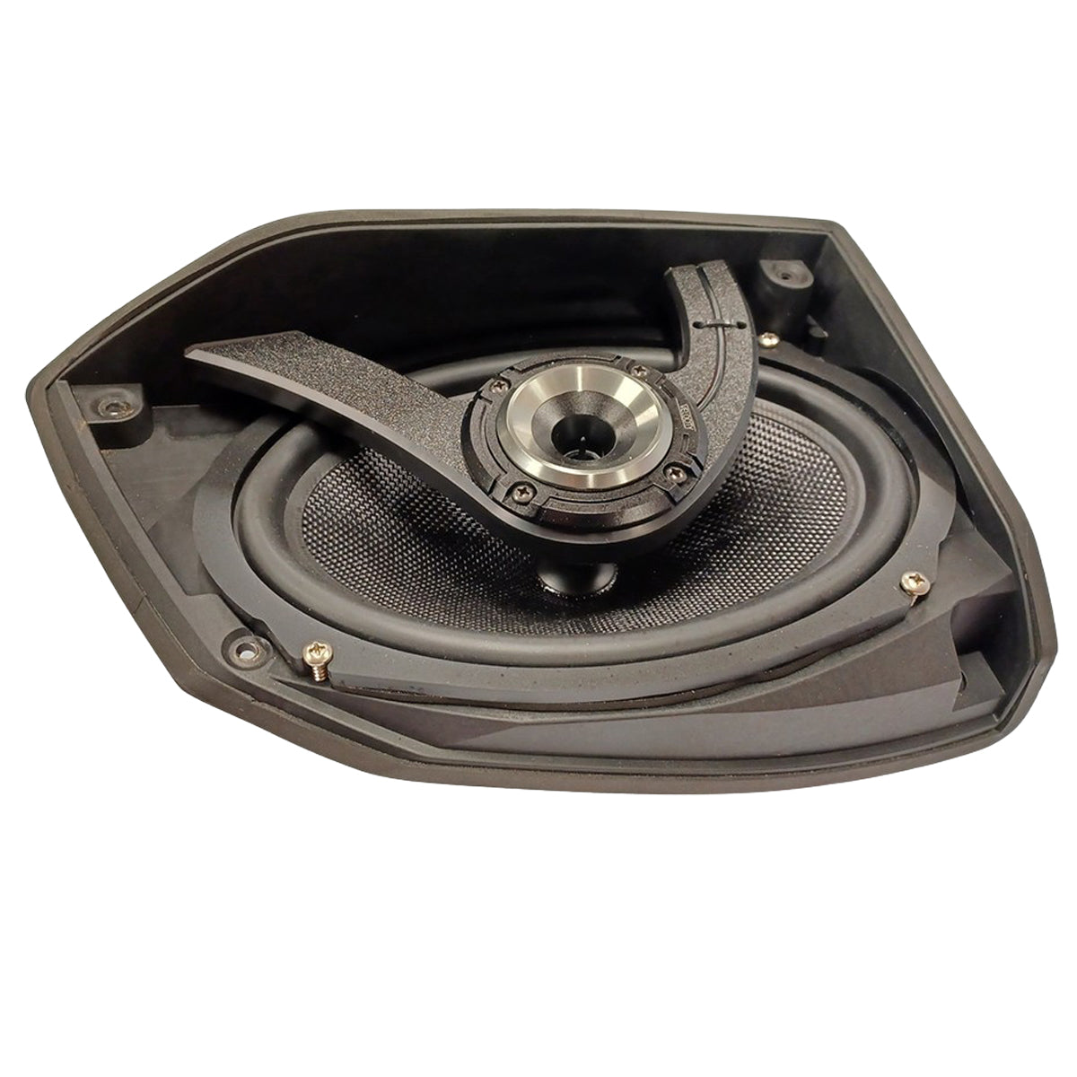 Tweeter bridge installed, Velocity overdrive package