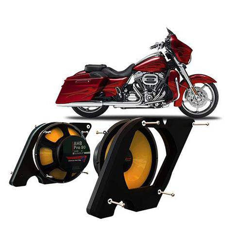 bag mounted 8" speaker mounts for 1998-1013 Harley Baggers