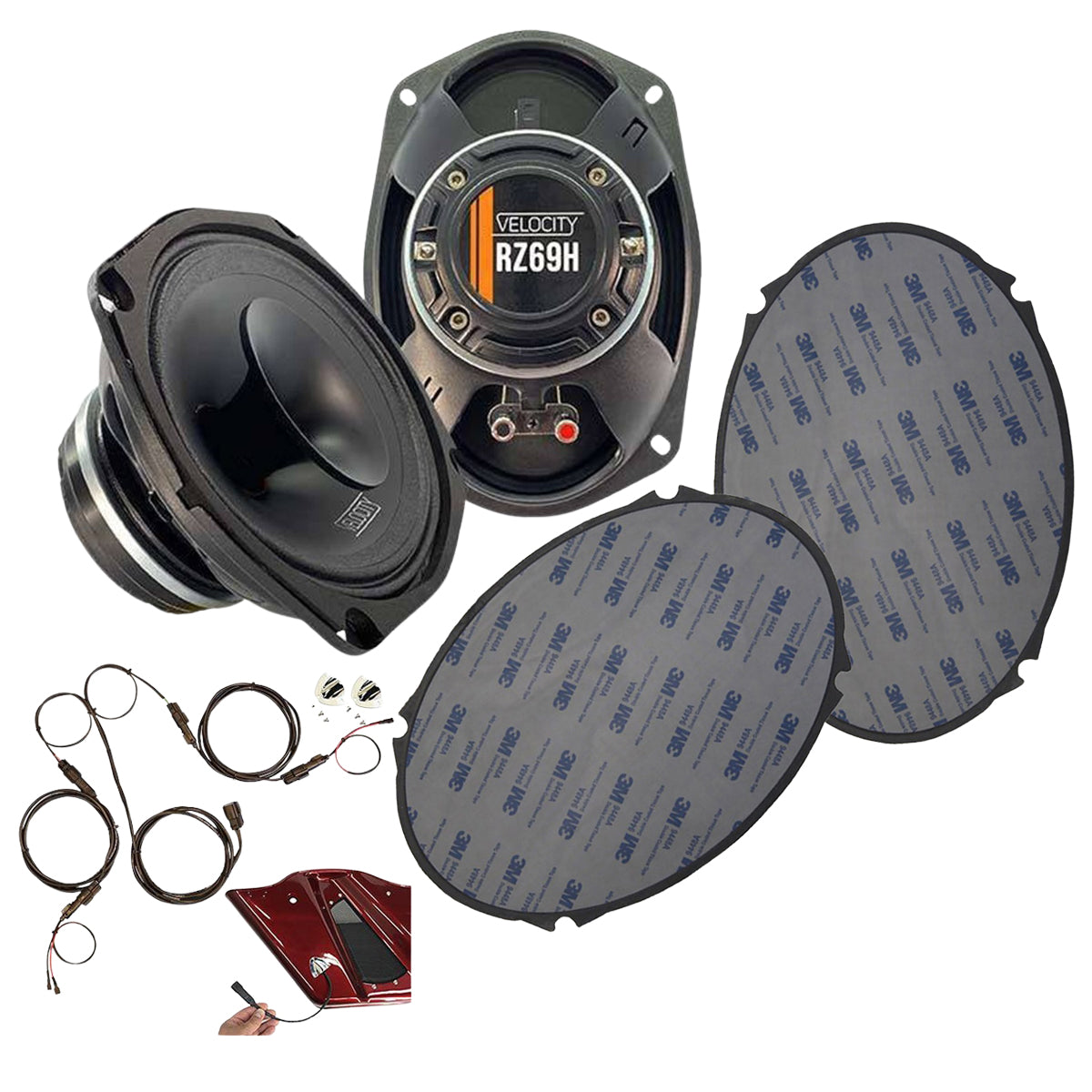 Velocity RZ69H Full Range 6x9 Horn Loaded Coax 300W