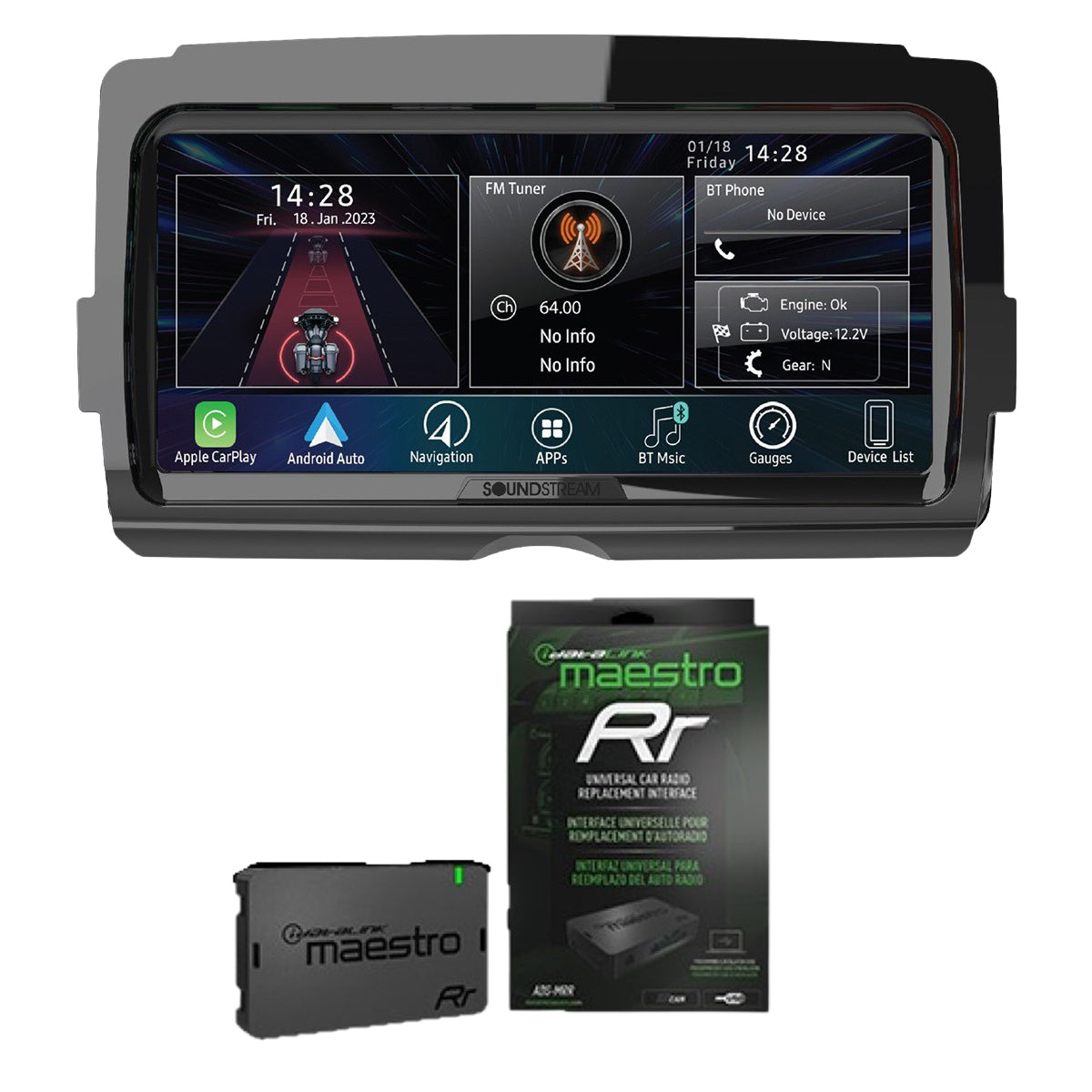 SoundStream Reserve  PPI Radio V2 for 2014-2023 Harley Touring Baggers
