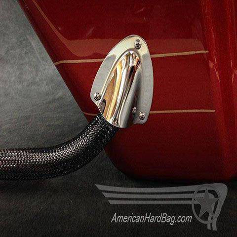 close up of the stainless steel drip cover that comes with our harnesses