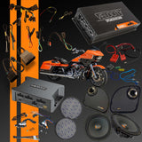 Exploded parts view of front fairing kit, Velocity Overdrive package for 2015-Harley Davidson 2023 CVO Road Glide