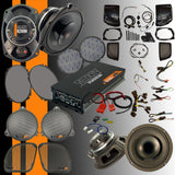 Velocity Horn Full Complete System for 14-23 Street Glide or 15-23 Road Glide  FS-14-RGSG-V-4RZH