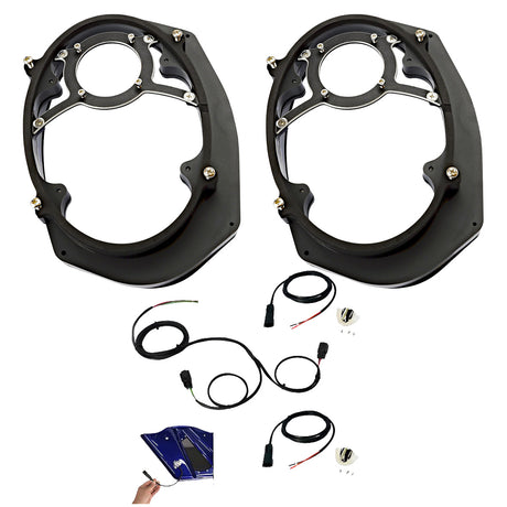 Harley 5x7 to 6x9 Speaker Adapter Kit for Lids 2014-2023
