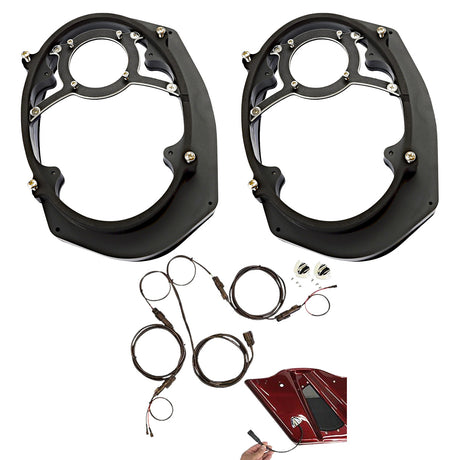 Harley 5x7 to 6x9 Speaker Adapter Kit for Lids 2014-2023