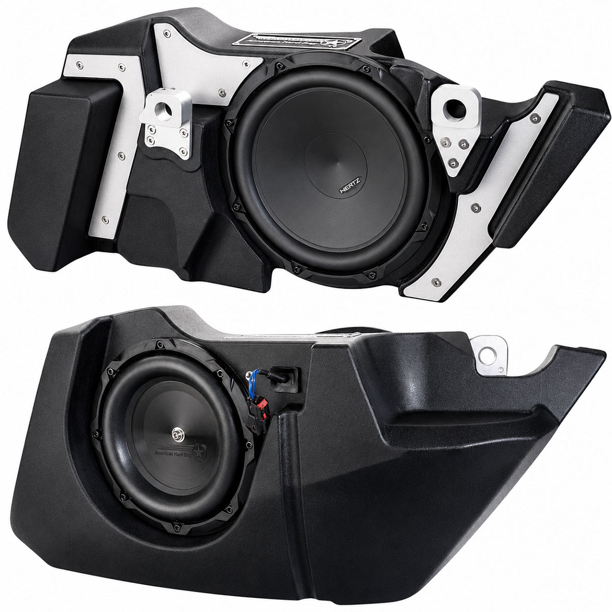American Hard Bag drop in sub enclosure with Hertz Cento CS250S2 woofer