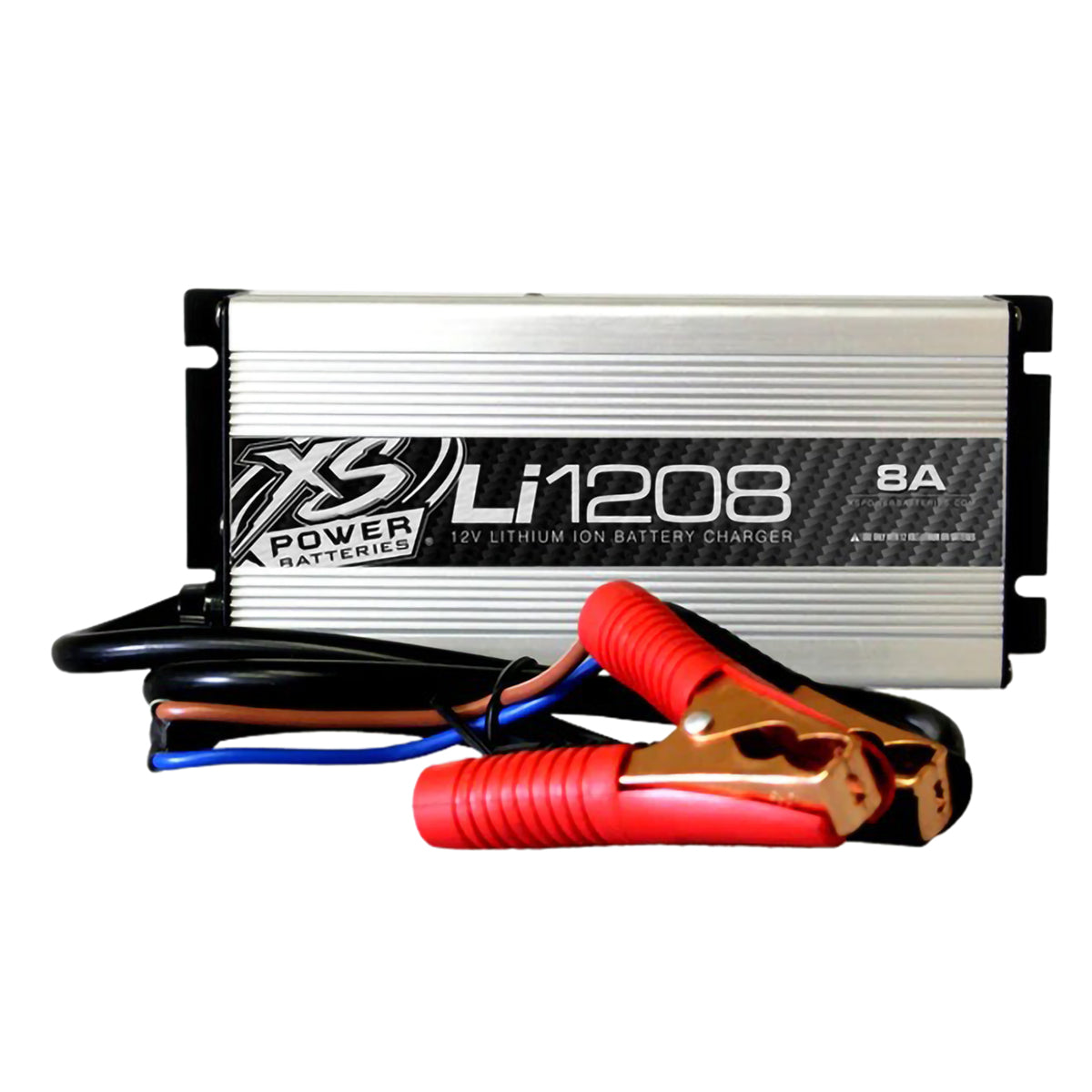 XS Power Li1208 lithium ion battery charger on a white background