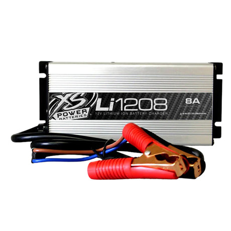 XS Power Li1208 lithium ion battery charger on a white background