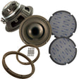 6.5" CoaxHorns with waterproof screens and speaker spacers.