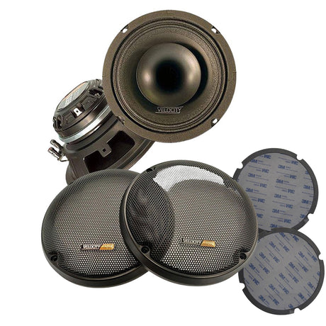 Velocity Coaxhorns with grills and waterproof screens