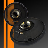 Velocity Overdrive grills with horns for Harley Lowers.