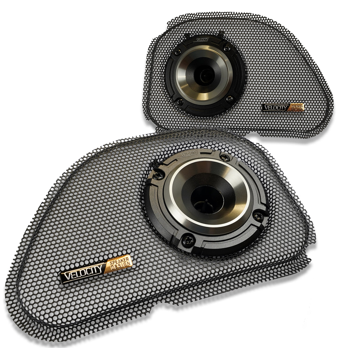 98-13 Road Glide fairing grills with Velocity Horns