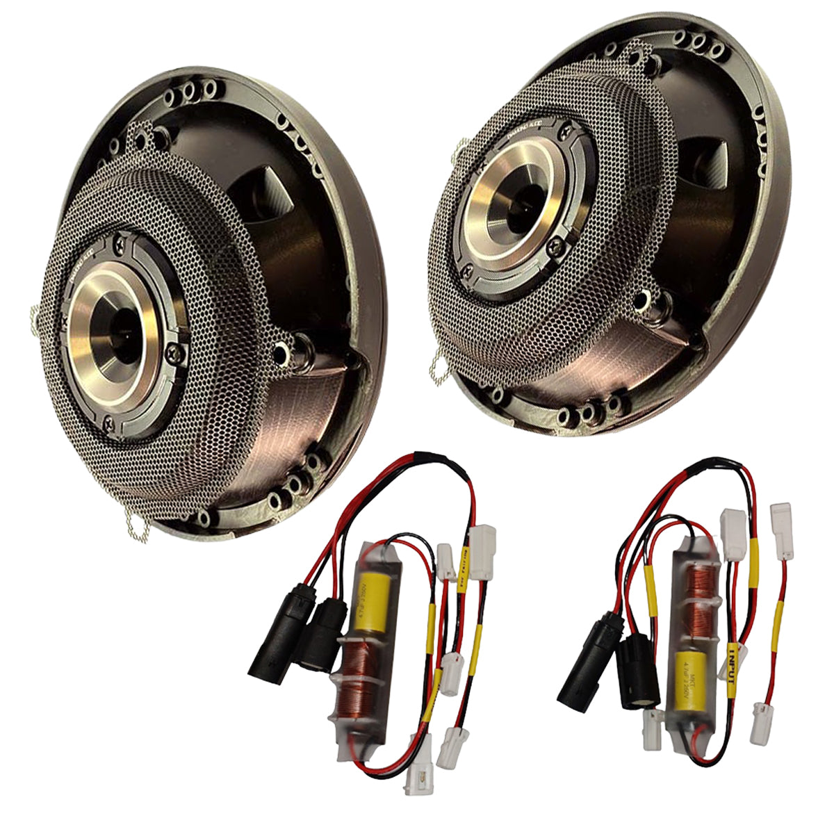 1998-2013 Street Glide Grills with Horns & Speaker Adapters