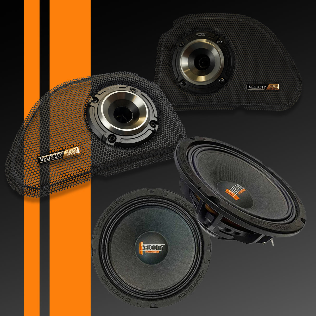 Hero picture with Velocity R65 and grills with horns