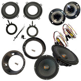 Parts list of Velocity Overdrive speakers for 98-13 Street Glide fairing 