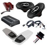 Hertz 2 RK EQuipment American Hard Bag, Harley motorcycle audio system Kit with speakers, amplifiers and Radio SoundStream Display Compatible with Select 2014+ Road Glide, Street Glide, Ultra & CVO Motorcycles, Harley-Davidson