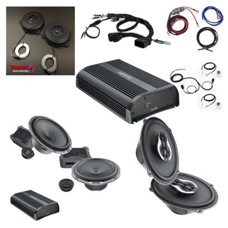 23 sg mpk equip American Hard Bag, Harley motorcycle audio system Kit with speakers, amplifiers and Radio SoundStream Display Compatible with Select 2014+ Road Glide, Street Glide, Ultra & CVO Motorcycles, Harley-Davidson