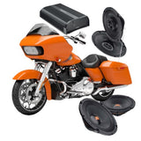 2023 Road Glide American Hard Bag, Harley motorcycle audio system Kit with speakers, amplifiers and Radio SoundStream Display Compatible with Select 2014+ Road Glide, Street Glide, Ultra & CVO Motorcycles, Harley-Davidson 