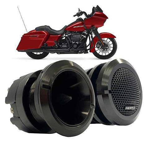 Hertz ST25K NEO Horn Tweeter set with Grills & Crossovers for Harley