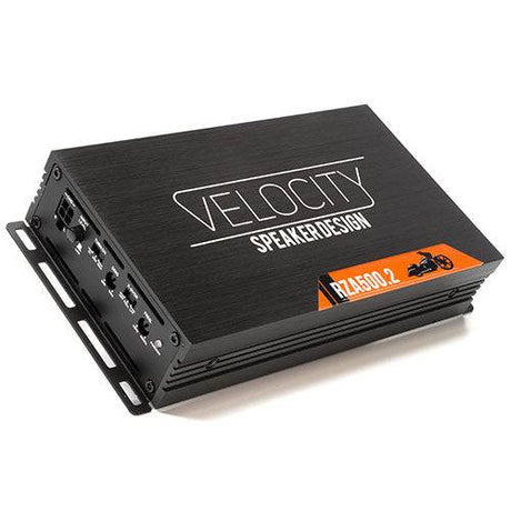 velocity rza500  harley 550 watt 2 channel amplifier American Hard Bag, Harley motorcycle audio system Kit with speakers, amplifiers and Radio SoundStream Display Compatible with Select 2014+ Road Glide, Street Glide, Ultra & CVO Motorcycles, Harley-Davidson 