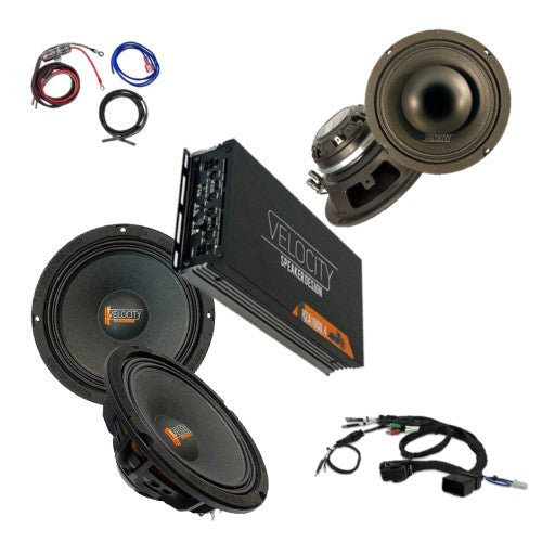 Velocity CoaxHorn System for 2014-2024 Tri Glide Harley Speakers