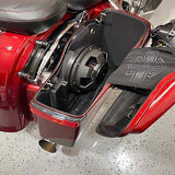 Velocity Harley 10" Subwoofer & Custom Saddlebag Installation Kit Harley Speakers Motorcycle Audio System