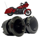 Harley with Hertz compression horn tweeters