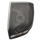 Velocity tweeter bridge shown installed in velocity cut in kit with horn tweeter