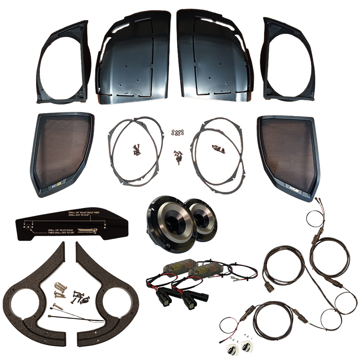 Velocity 6X9″ Saddlebag Speaker Cut In Kit for 2024-Up Factory Non