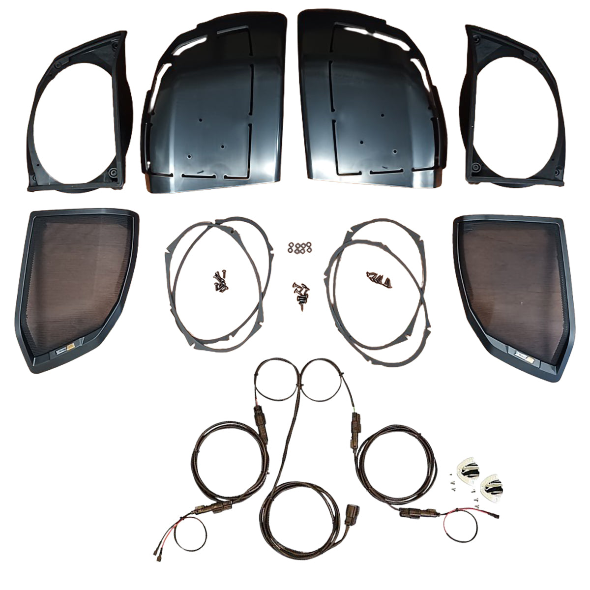 Velocity 6X9″ Saddlebag Speaker Cut In Kit for 2024-Up Factory Non