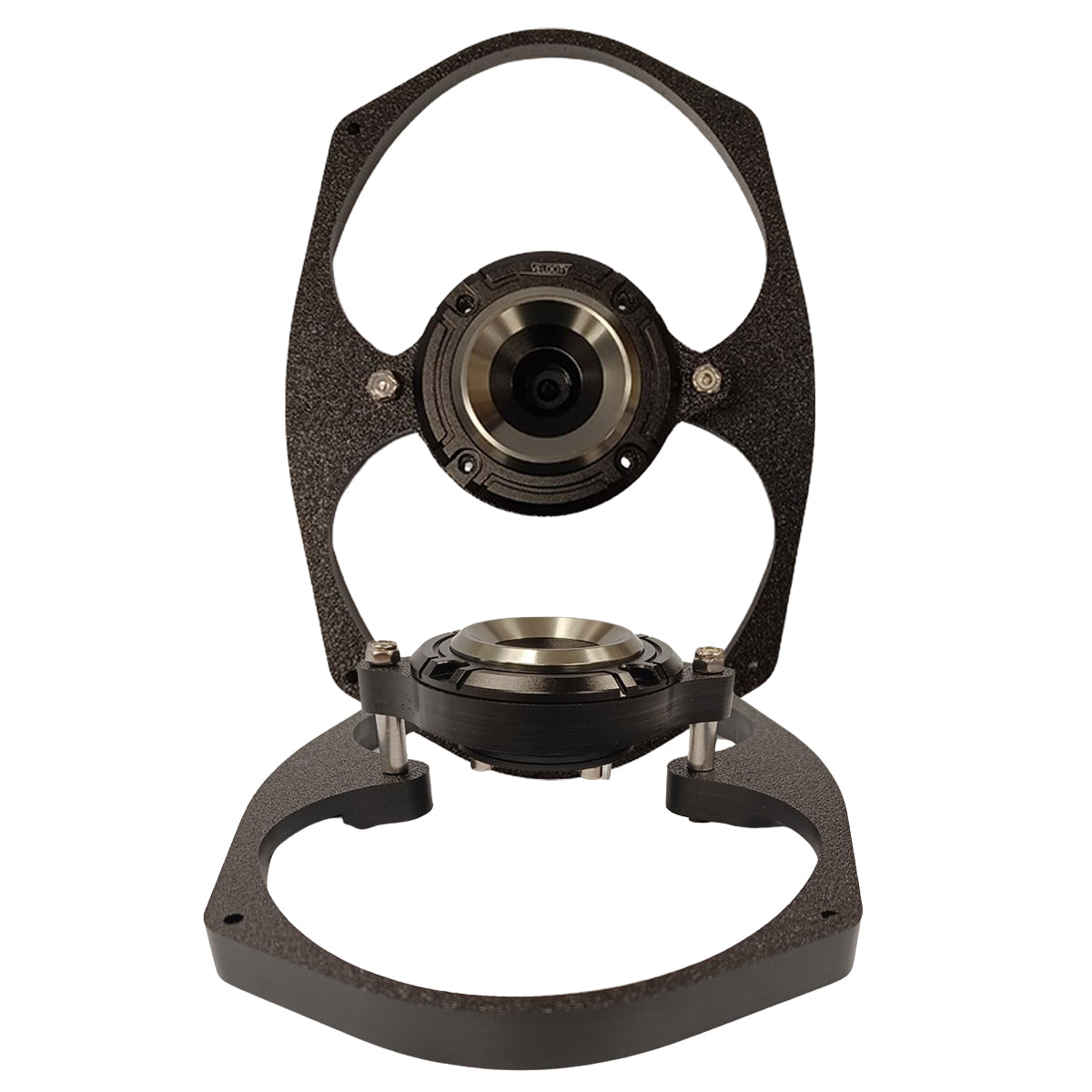 horn mounts for 6x9 speakers, with horn set in place