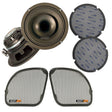 15-23 RG grills with waterproof screens and Velocity speakers