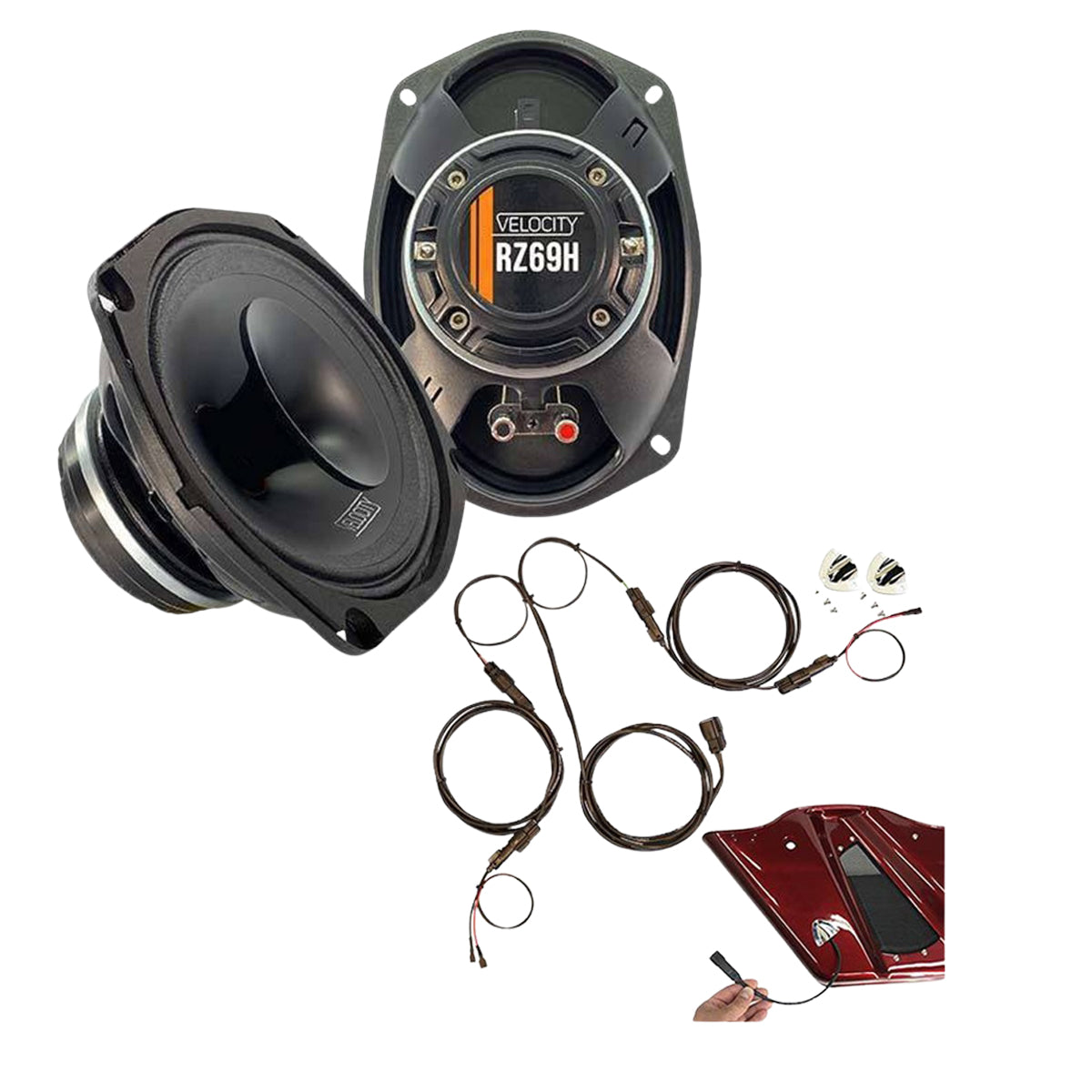 ウキキチ Velocity RZ69H Full Range 6x9 Horn Loaded Coax 300W – American