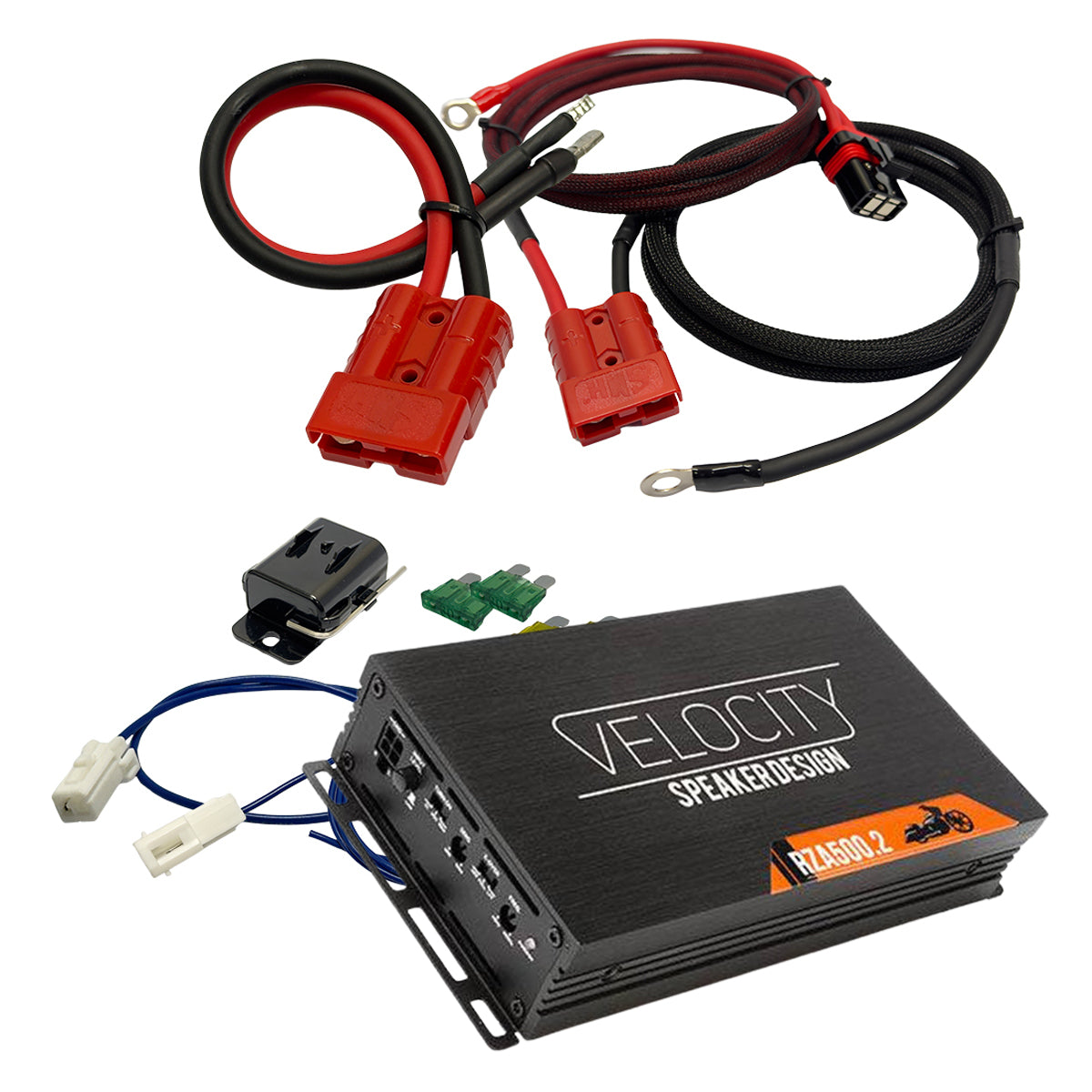 Velocity RZA500.2 550 Watt Amplifier – American Hard Bag